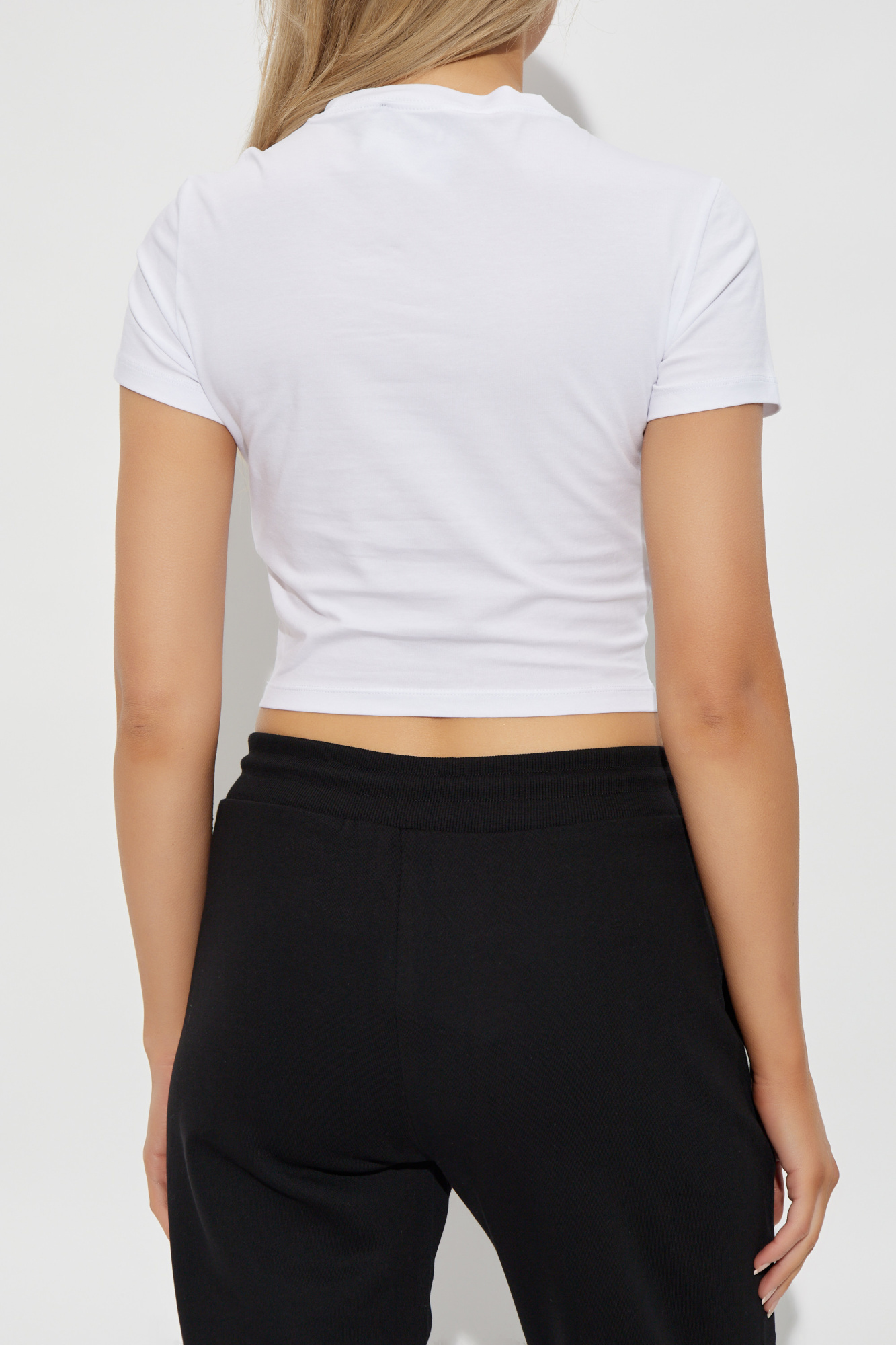 White T-shirt with patch Versace Jeans Couture - Vitkac Italy